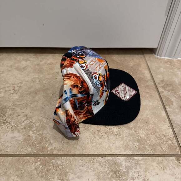 Star Wars Rebel Imperial Logos Split Snapback Hat - Picture 2 of 4